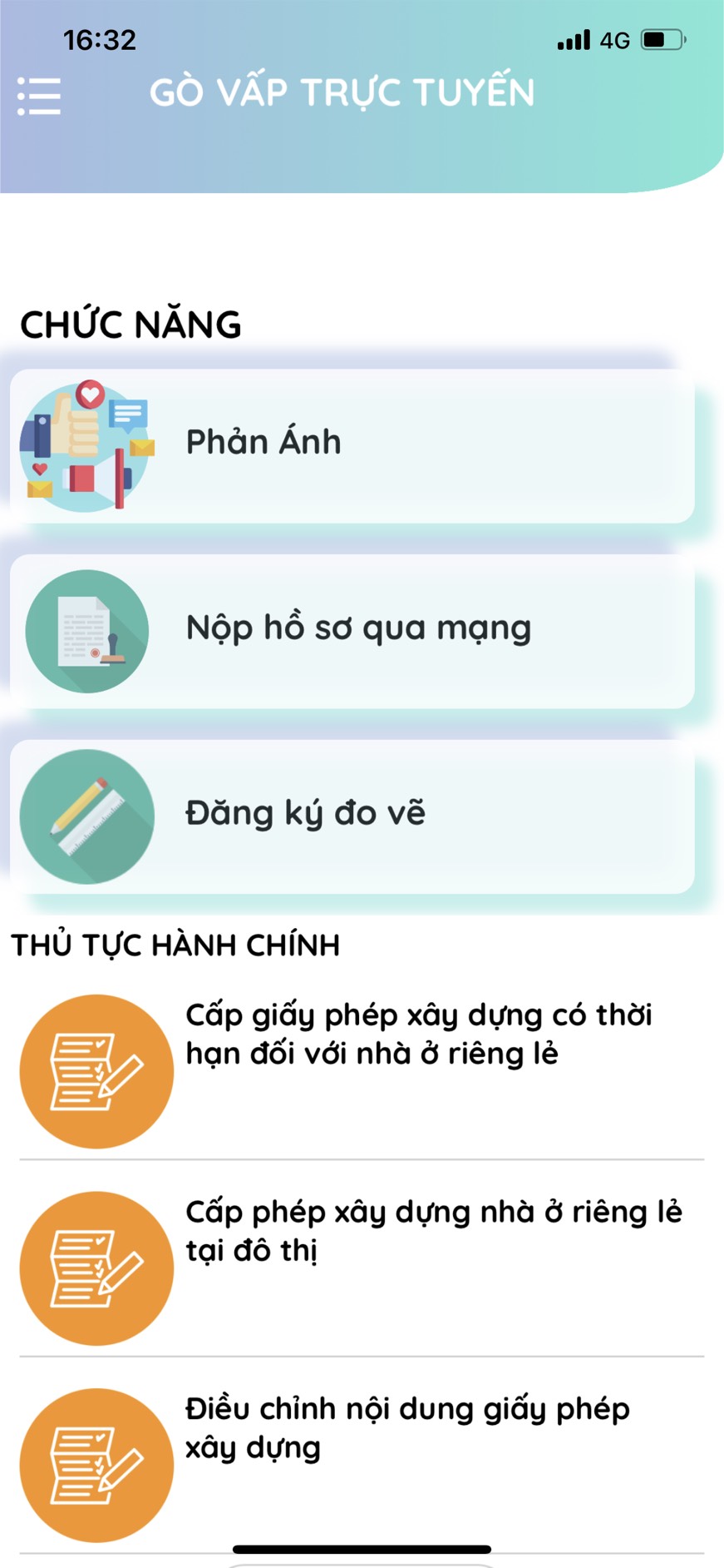 Gò Vấp trực tuyến - ứng dụng Quản lý đô thị trên điện thoại thông
                    minh